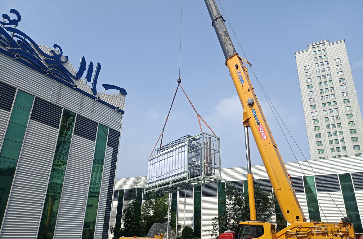 【川一股份】100T/H超濾設備裝車發往內蒙古烏蘭察布市